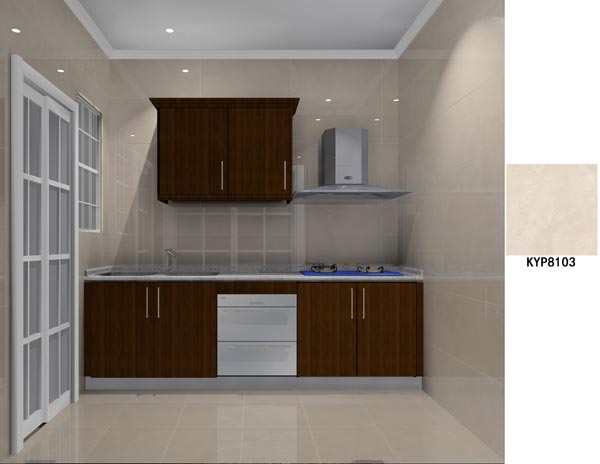 金艾陶瓷磚應(yīng)用效果:大瀝碧桂園·華府01戶型裝修效果鑒賞