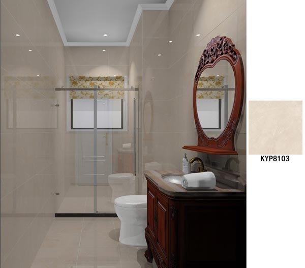 金艾陶瓷磚應(yīng)用效果:大瀝碧桂園·華府01戶型裝修效果鑒賞