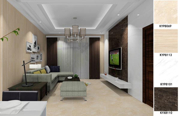 金艾陶家裝:佛山大瀝碧桂園華府106㎡簡約現(xiàn)代裝修效果鑒賞