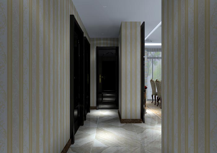 金艾陶家裝:佛山水悅龍灣141㎡簡(jiǎn)歐裝修效果鑒賞