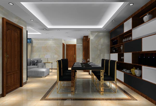  現代簡約風格的裝修設計是當下較為流行的一款設計風格。本單元的設計就是運用了簡約風，簡潔的線條，清新明快，而布局設計也講究實用、時尚、簡約大氣。置身于這樣一個空間，你會覺得你的生活環境輕松而寧靜，上班的勞累，在此得到了釋放！