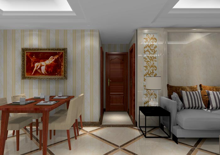 金艾陶家裝：佛山獅山上林苑68㎡簡約風(fēng)格裝修鑒賞