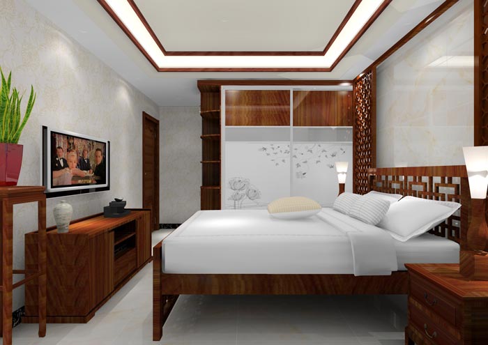 金艾陶家裝：佛山龍湖春江名城98㎡的中式風格裝修鑒賞