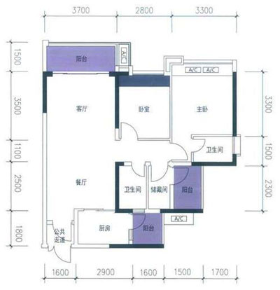 金艾陶家裝：佛山禪城怡翠晉盛花園91㎡的現(xiàn)代風格裝修鑒賞