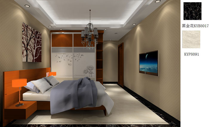 金艾陶家裝：佛山禪城怡翠晉盛花園91㎡的現(xiàn)代風格裝修鑒賞