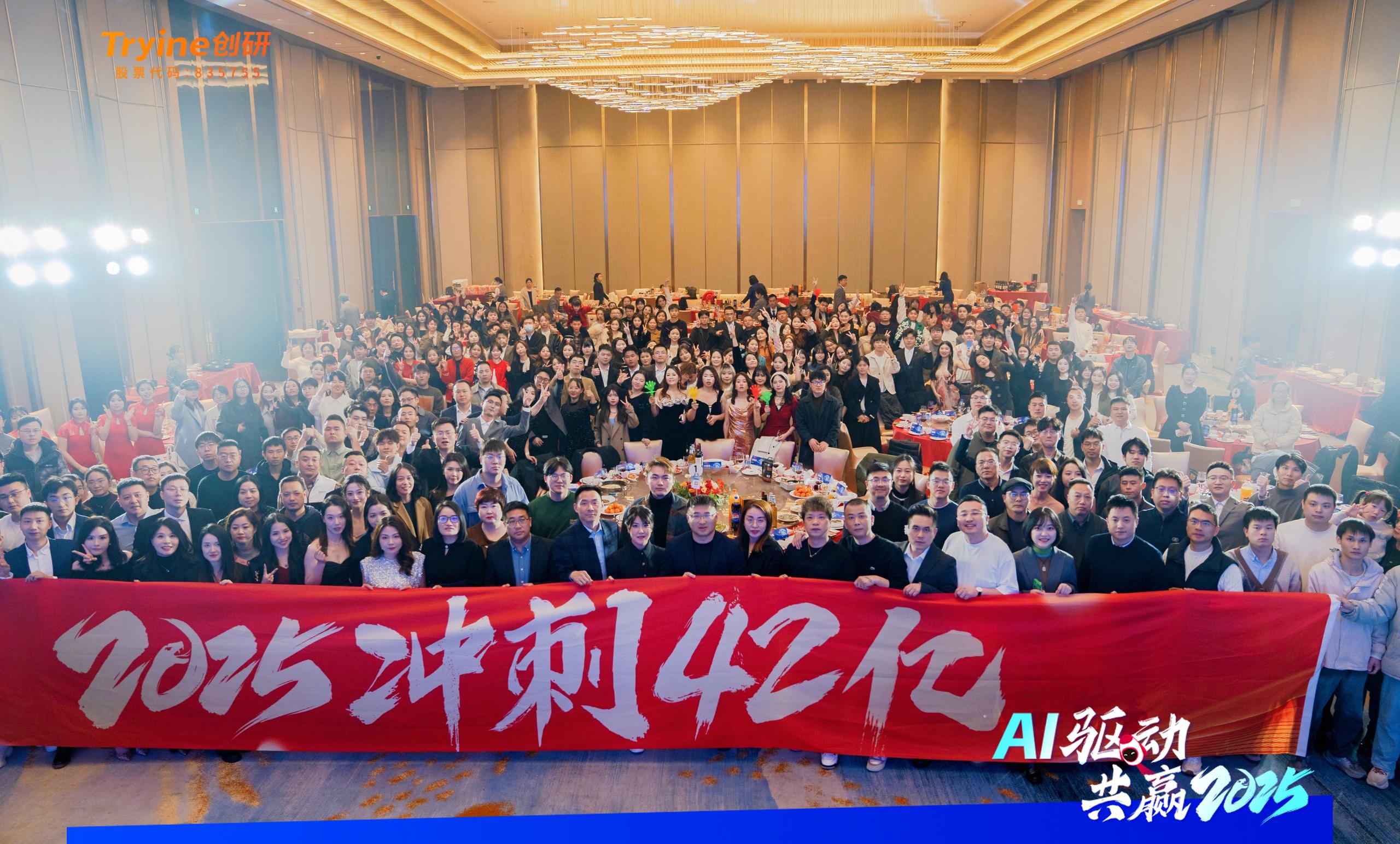 AI驅動?共贏2025 | 科技與創新的狂歡！創研股份2025年會盛典一整個AI??！